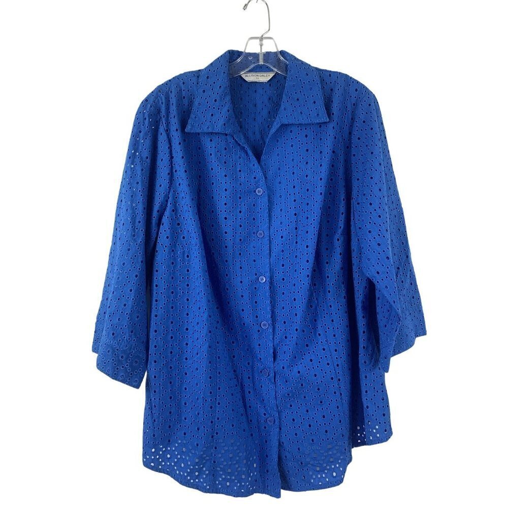 Allison Daley Women's Berry Blue Top - Picture 1 of 7